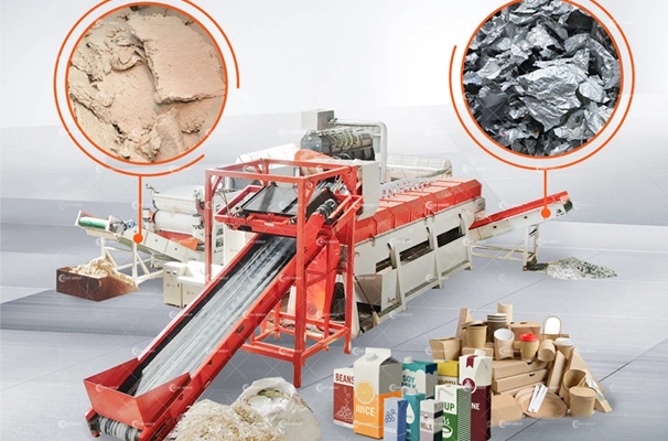 Waste Paper-Plastic Film