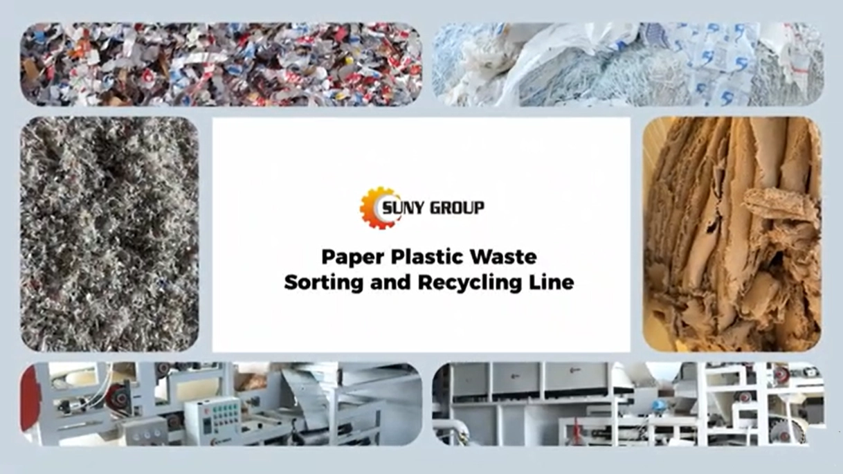 Paper- Plastic Recycling Plant
