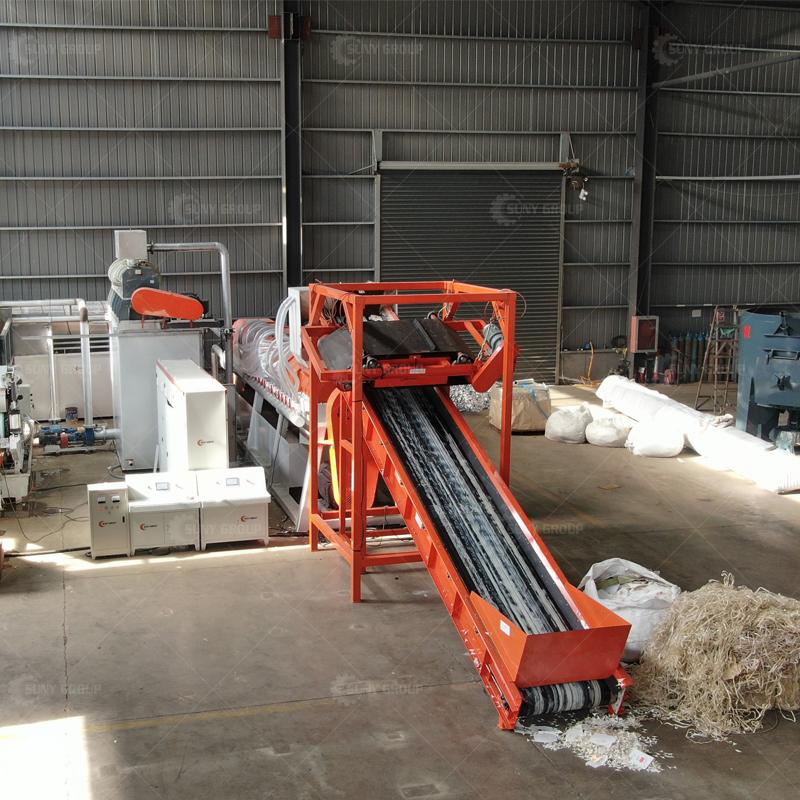 Complete Line Of Separating Plastic and Paper from Tetra Pak Cartons