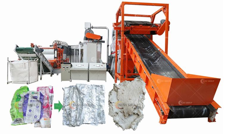 paper plastic recycle machine