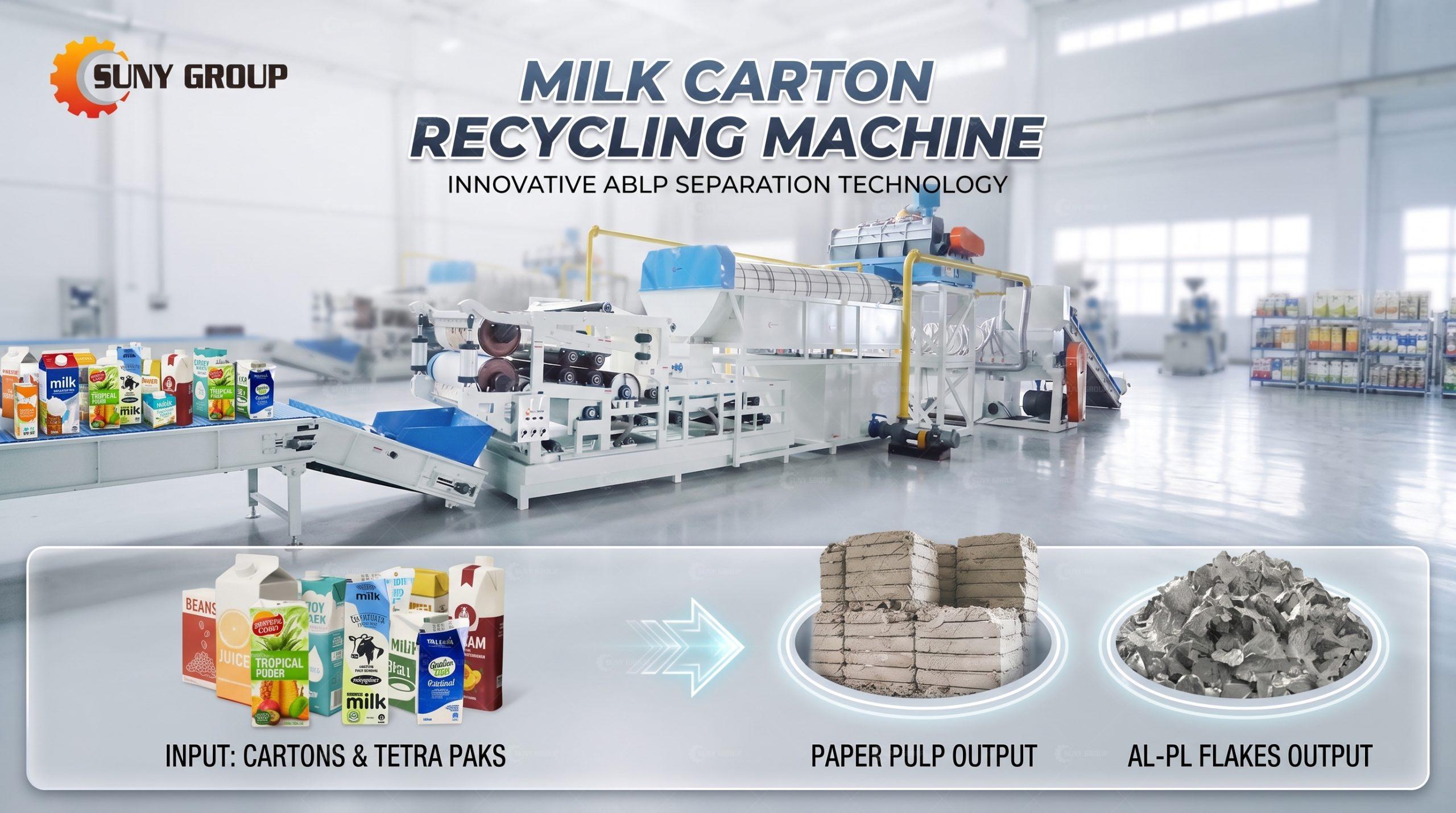 Milk Carton Recycling Machine